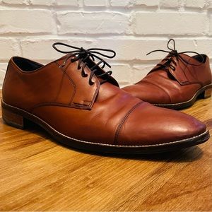 Cole Haan Men's Size 10.5 Lenox Hill Shoes Cap Toe Lace Up Oxfords Brown C11632
